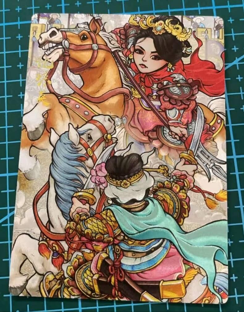 龙虎卡牌六六场 （无佣金，周六结拍，欢迎送拍） 粗闪卡 奇点卡牌  王多毛 - 仇琼英