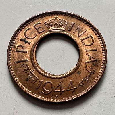 🌹外币初藏🌹🐯2025年第137场  每周二四六晚8️⃣点 接代拍 - 英属印度1944年一派沙