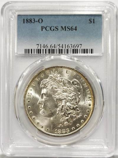 博洋堂藏家专场系列之美国钱币白金之夜专场②暨第152期（全场包邮）  - PCGS MS64 美国1883 O 五彩包浆-5
