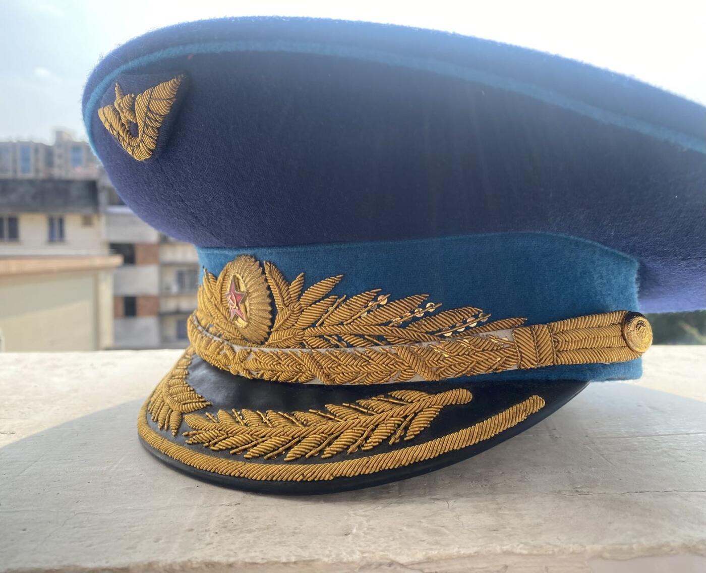 苏联m69航空兵将官帽