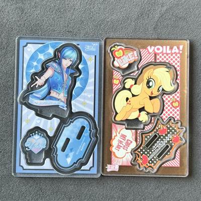 锦色铺子的潮玩拍第六期🌸🌸   - 卡游 叶罗丽+小马宝莉  冰王子+苹果嘉儿  立牌