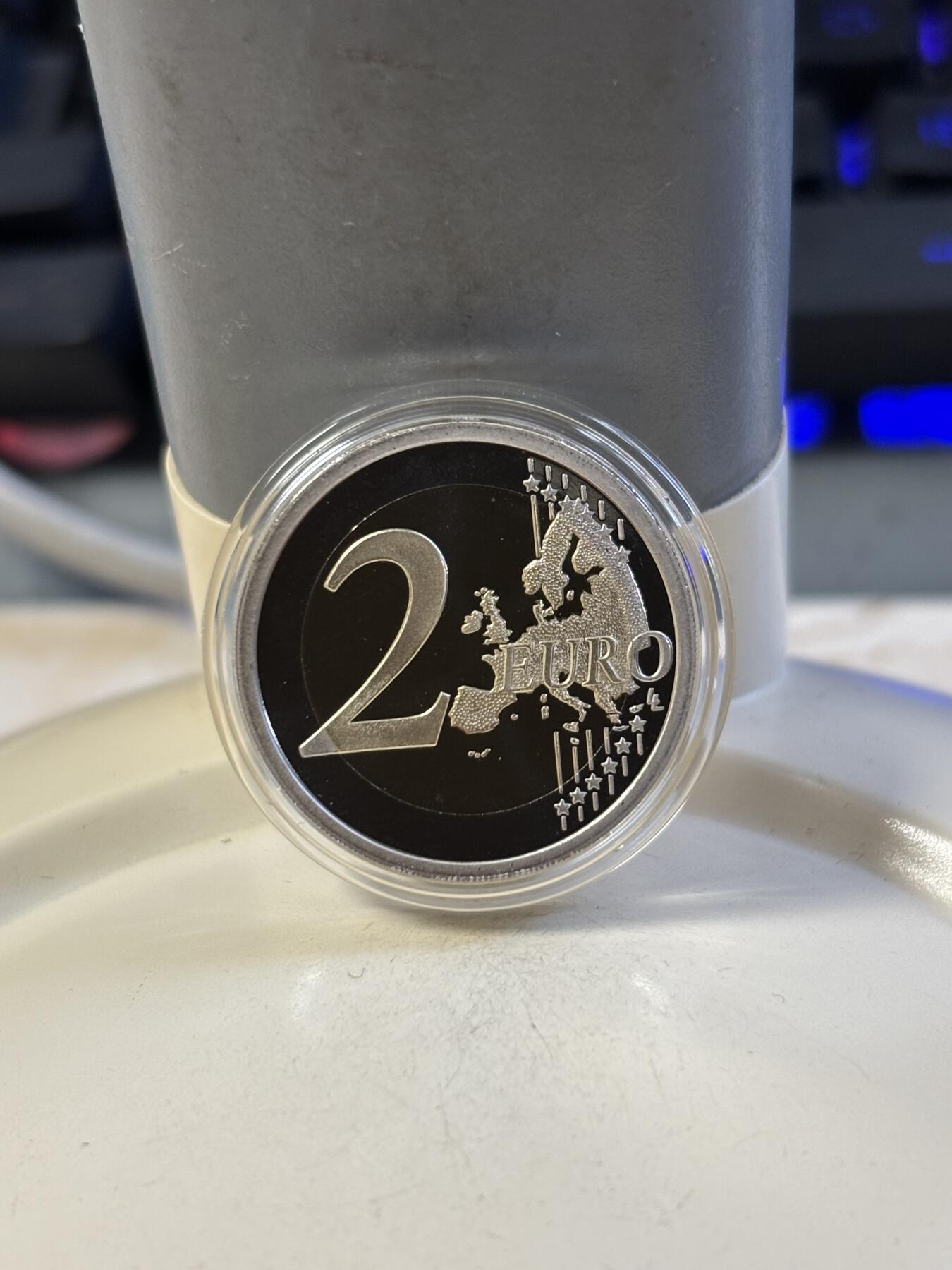 第184期拍卖 意大利2022年伊拉斯谟计划35周年精制纪念币，发行10000枚