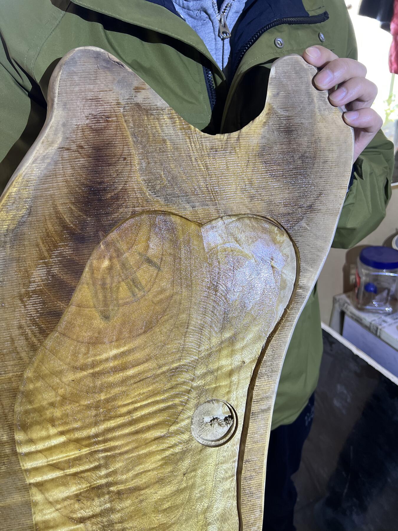 零元拍：金丝楠 茶盘，尺寸约：585/275/190/35MM，满果香，满金丝满水波，未上漆上蜡