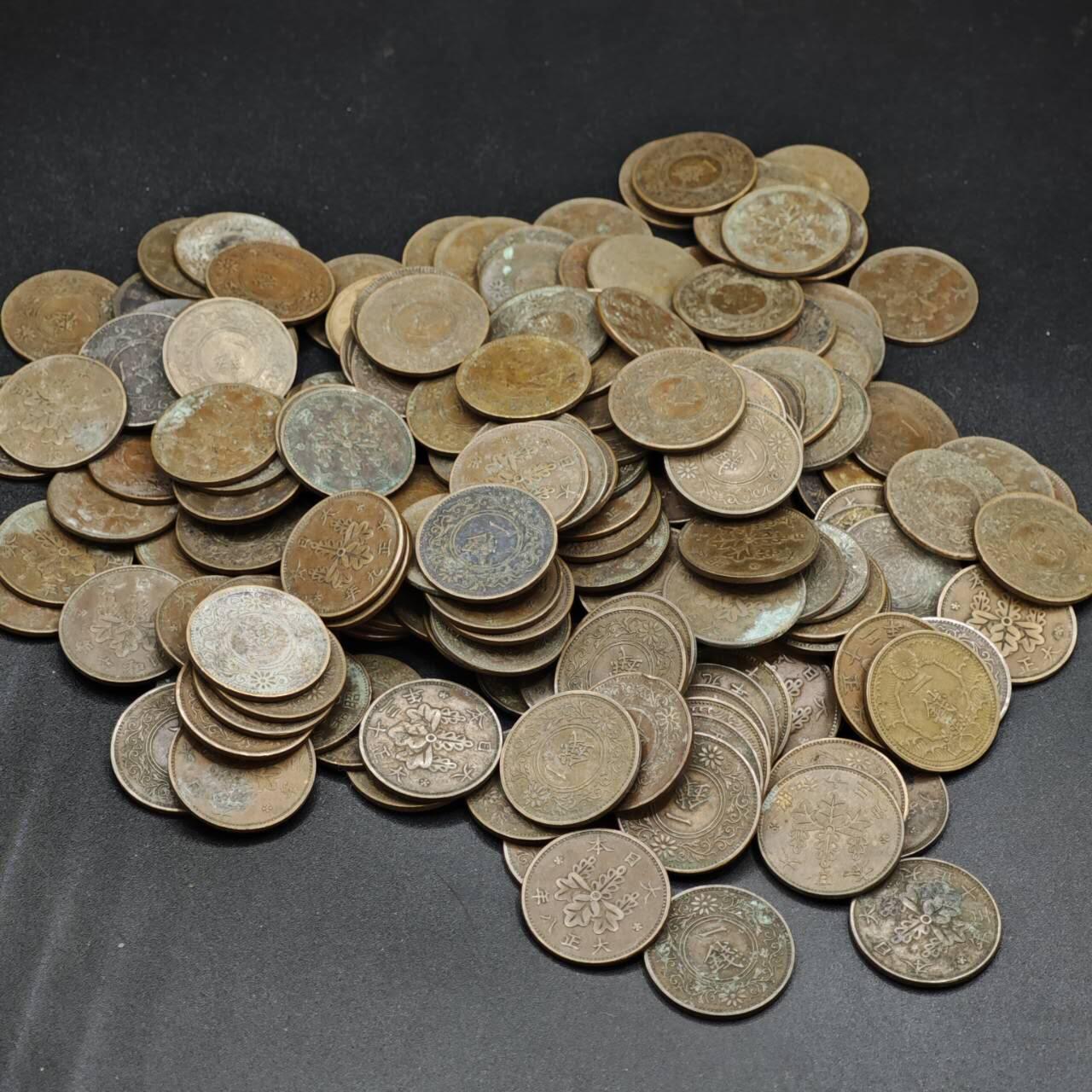 【淘币小摊】实时拍第八百一十九拍   散币场   满百包邮可预留二周 每周一统一发货   日本桐叶一钱200枚