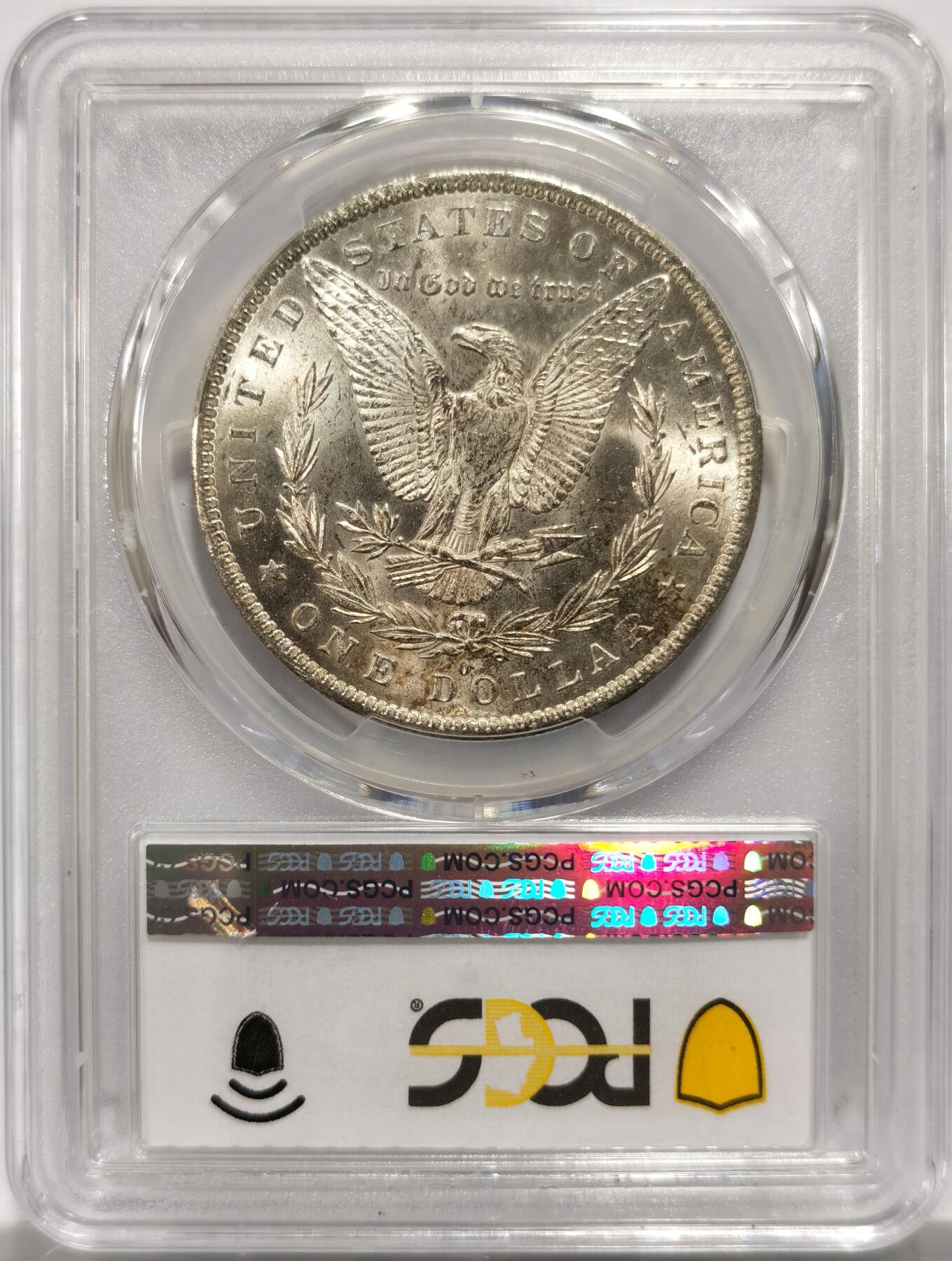 博洋堂藏家专场系列之美国钱币白金之夜专场②暨第152期（全场包邮）  PCGS MS64 美国1883 O 五彩包浆-7