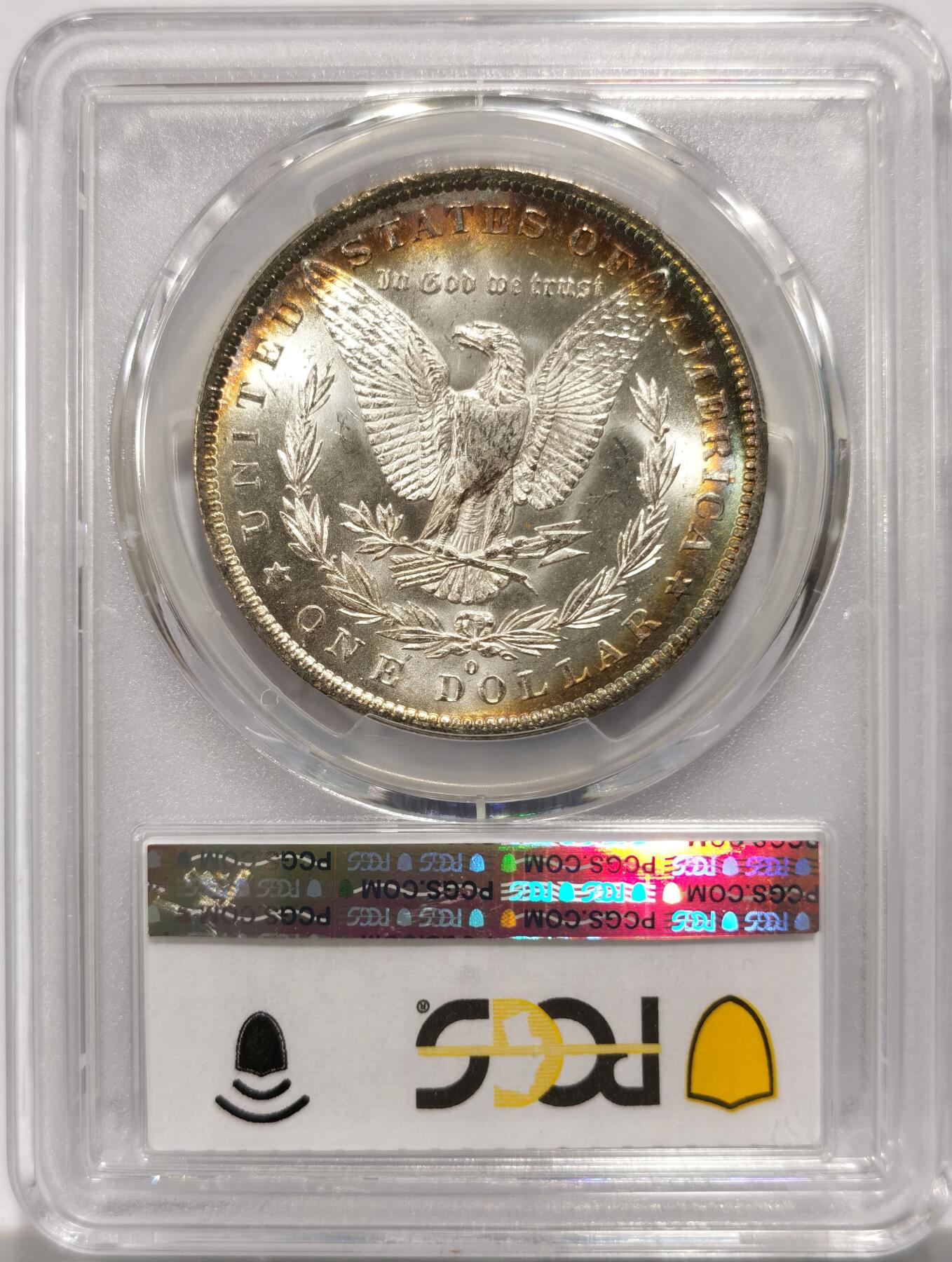 博洋堂藏家专场系列之美国钱币白金之夜专场②暨第152期（全场包邮）  PCGS MS64 美国1883 O 五彩包浆-3