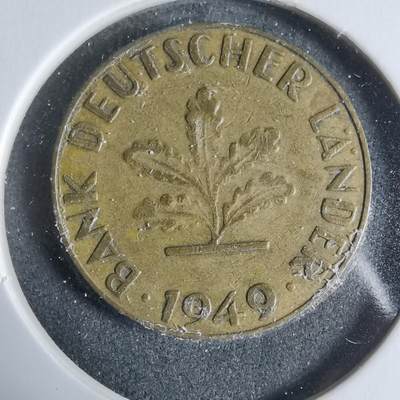 沼泽如烟--第923场 - 德国1949年10芬尼银行版