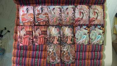 光影卡牌第26期，各家亲签，各家套卡，持续收拍品 - 雕仙解语花7个人物14张