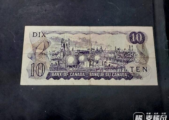 加拿大1971年10加元永恒号靓品纸币