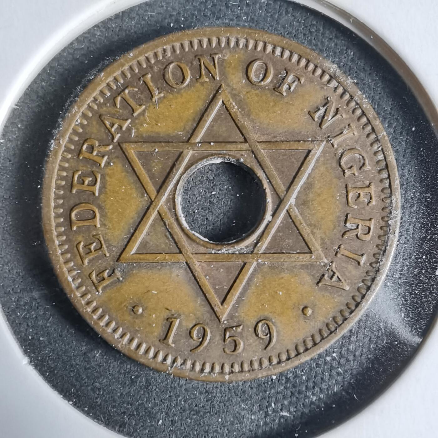 沼泽如烟--第923场 尼日利亚1959年半便士