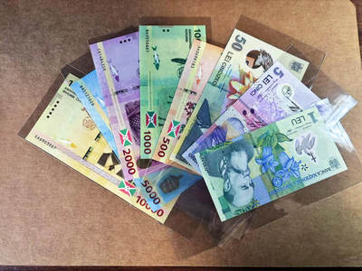 【Blue Auction】世界纸币精拍第759期——18级TOP拍卖/信誉/品质/专业/高效💫 - 【一组8张】罗马尼亚 1-50雷&布隆迪 500-10000法郎 均首发冠 全新UNC