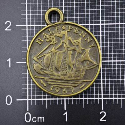 【淘币小摊】限时拍第八百二十三拍  纪念章场  满百包邮可预留两周  周一统一发货  -  英国半便士纪念章