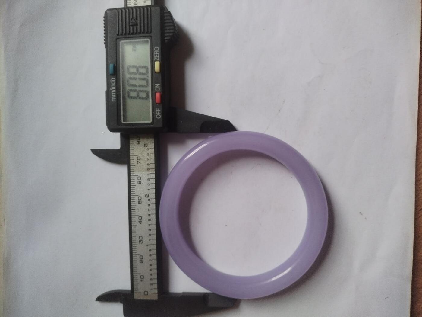 玉石 手镯 手串 手链专场 紫罗兰老坑冰种手镯。