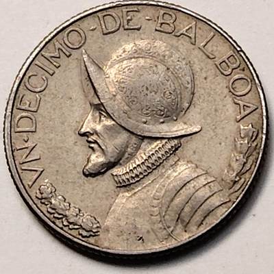 布加迪🐬～世界钱币(上海)🌾第 263 期 /  各国套币和散币 - 巴拿马🇵🇦 1973年 10分