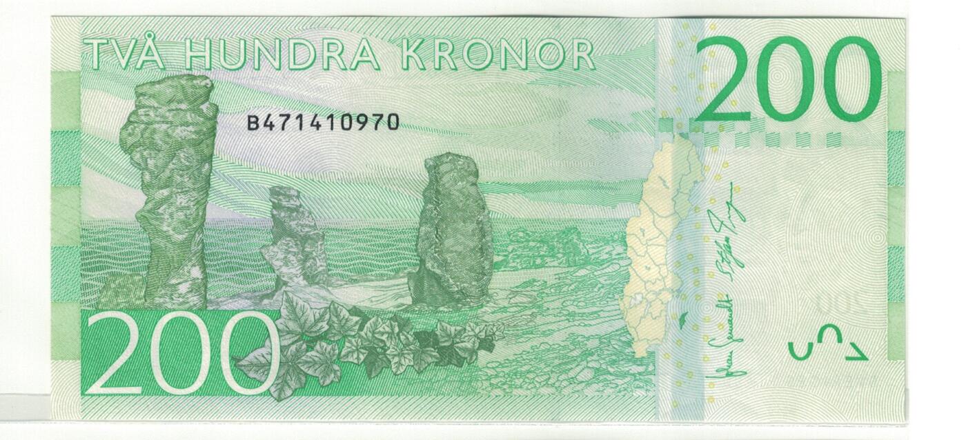 《艾美收藏》第223期-12.7周日外币畅拍 瑞典2015年200克朗UNC尾70 导演英格玛·柏格曼