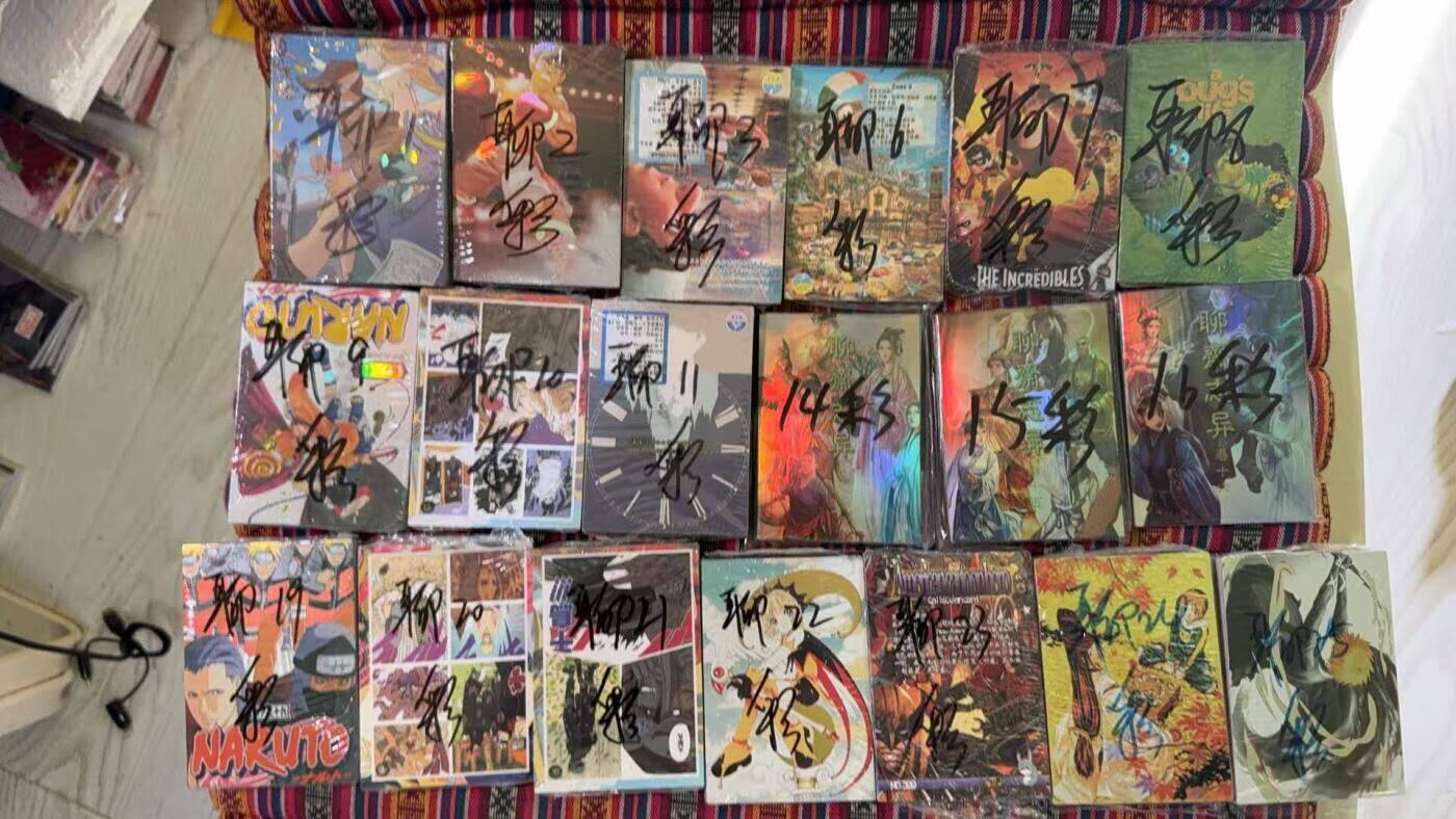 光影卡牌第26期，各家亲签，各家套卡，持续收拍品 司马聊斋彩闪1-2-3-6-7-8-9-10-11-14-15-16-19-20-21-22-23-24-25弹，残套