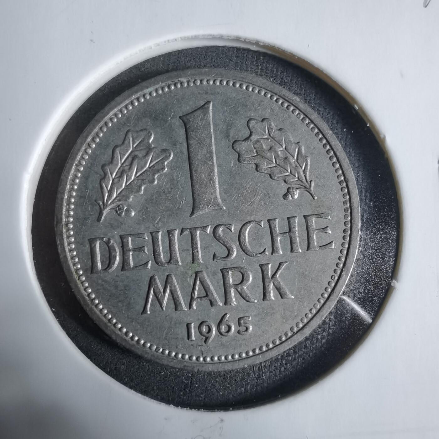 沼泽如烟--第923场 德国1965年1马克