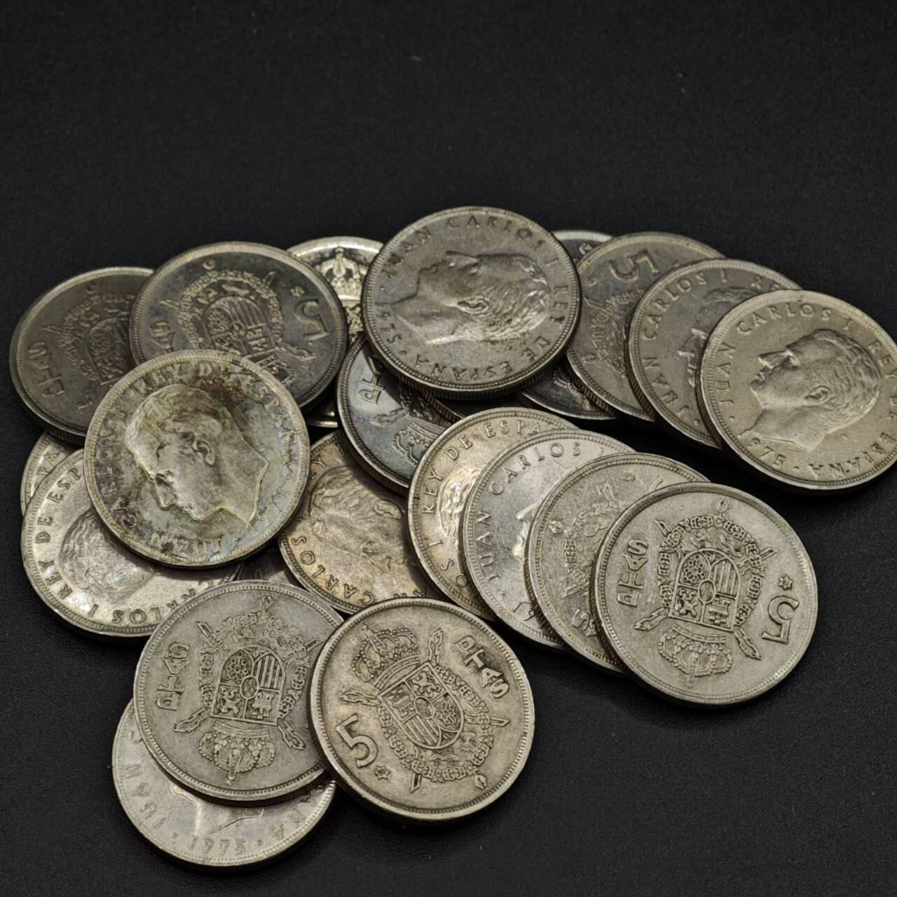 【淘币小摊】实时拍第八百一十九拍   散币场   满百包邮可预留二周 每周一统一发货   西班牙5比赛塔22枚