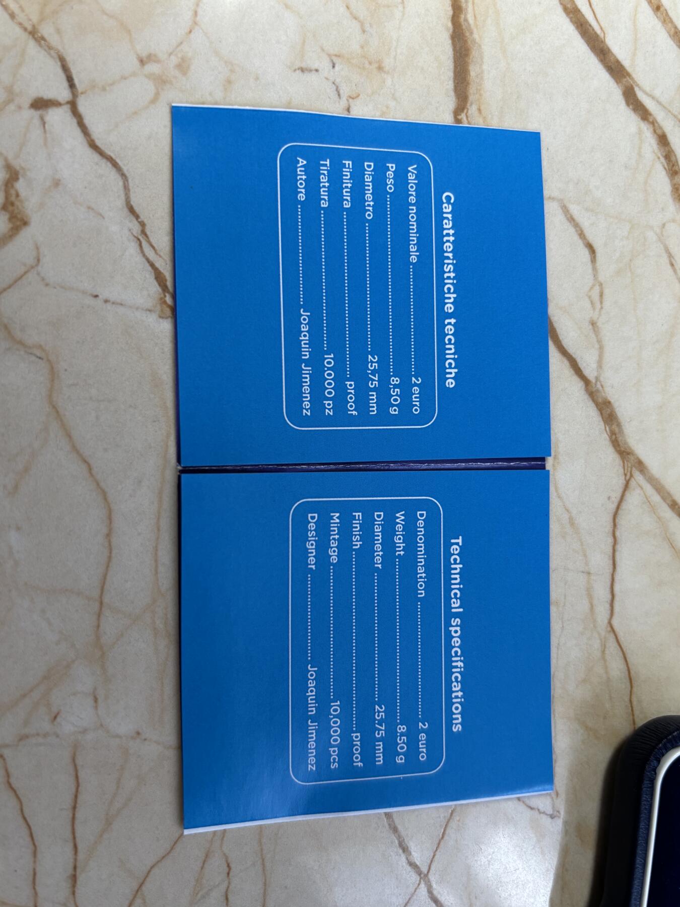 第184期拍卖 意大利2022年伊拉斯谟计划35周年精制纪念币，发行10000枚