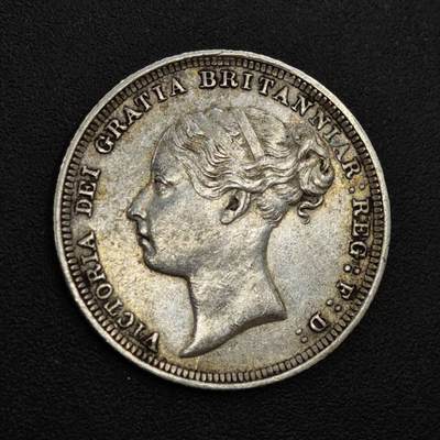 【淘币小摊】实时拍第八百一十九拍   散币场   满百包邮可预留二周 每周一统一发货   - 英国1885年维多利亚6便士银币