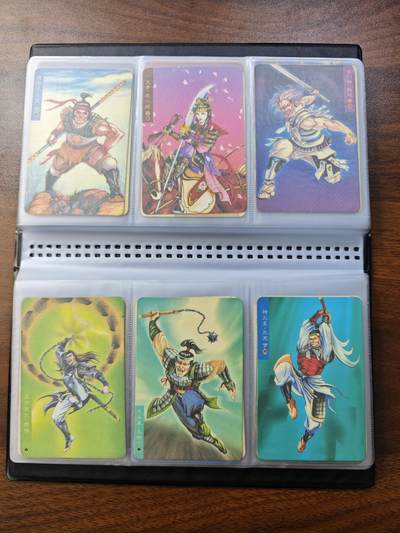 白泽拍卖卡牌手绘专场第29期（忽有故人心上过，回首山河已是秋） - 2000 统一 小浣熊 水浒英雄传 全套 无八字 北方细体