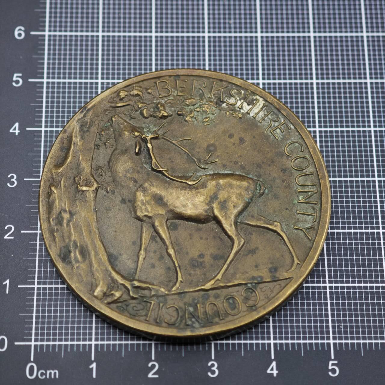 【淘币小摊】限时拍第八百二十三拍  纪念章场  满百包邮可预留两周  周一统一发货  英国伯克郡议会铜章