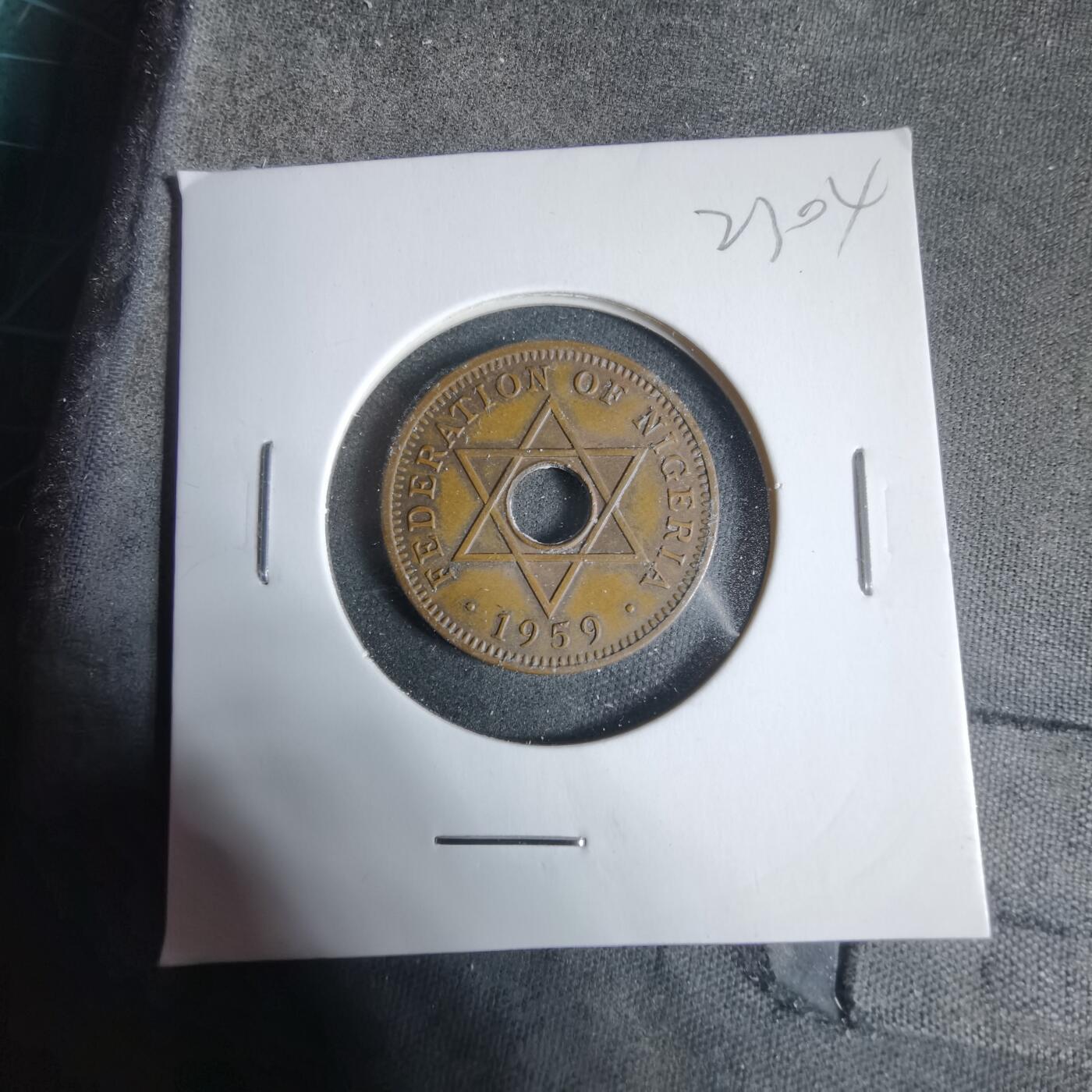 沼泽如烟--第923场 尼日利亚1959年半便士