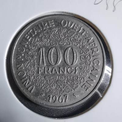 沼泽如烟--第923场 - 西非1967年100法郎