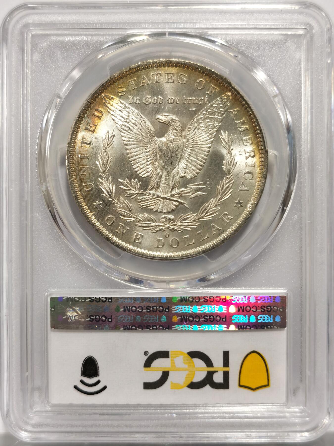 博洋堂藏家专场系列之美国钱币白金之夜专场②暨第152期（全场包邮）  PCGS MS64 美国1883 O 十字转光-9