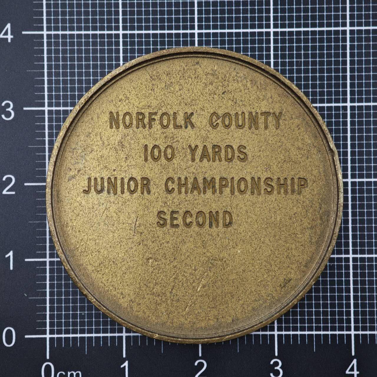 【淘币小摊】限时拍第八百二十三拍  纪念章场  满百包邮可预留两周  周一统一发货   诺福克郡青少年田径奖章