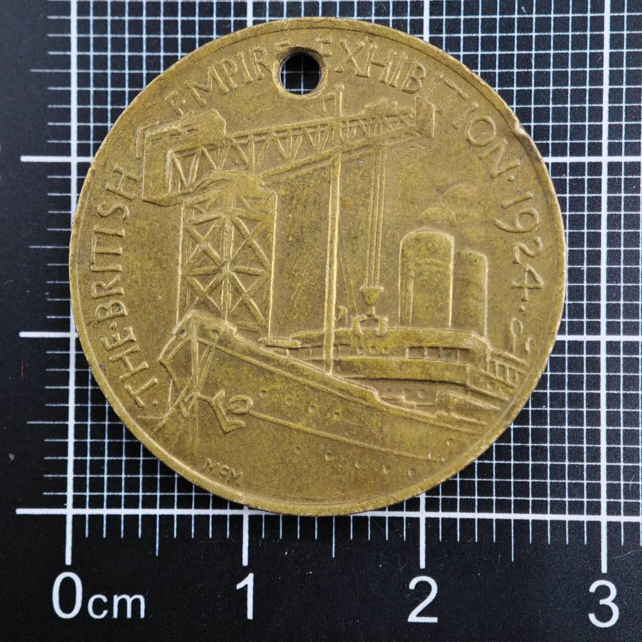 【淘币小摊】限时拍第八百二十三拍  纪念章场  满百包邮可预留两周  周一统一发货   英国1924年大英博览会纪念章