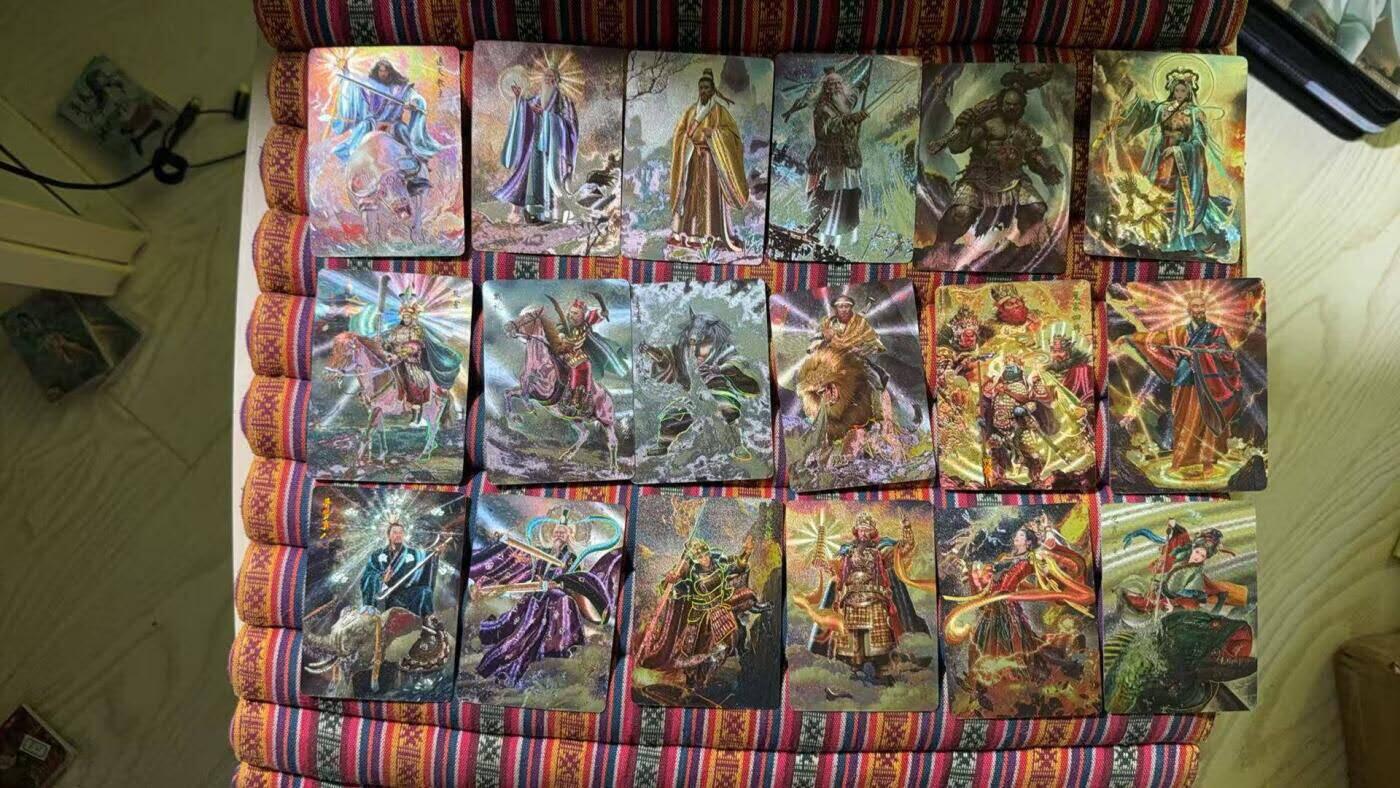 光影卡牌第26期，各家亲签，各家套卡，持续收拍品 燎原胡子怪兽封神冷烫粗闪49张