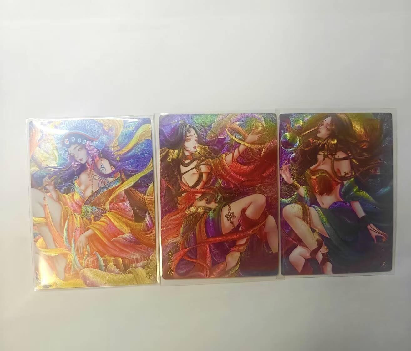 龙虎卡牌六六场 （无佣金，周六结拍，欢迎送拍） 粗闪3张  太乙-双鱼座&白羊座&处女座