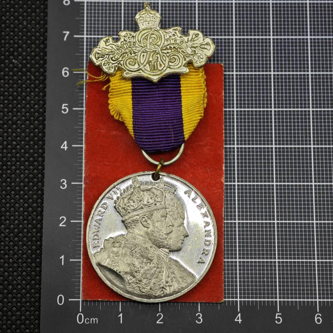 【淘币小摊】限时拍第八百二十三拍  纪念章场  满百包邮可预留两周  周一统一发货   英国1902年爱德华七世加冕纪念章