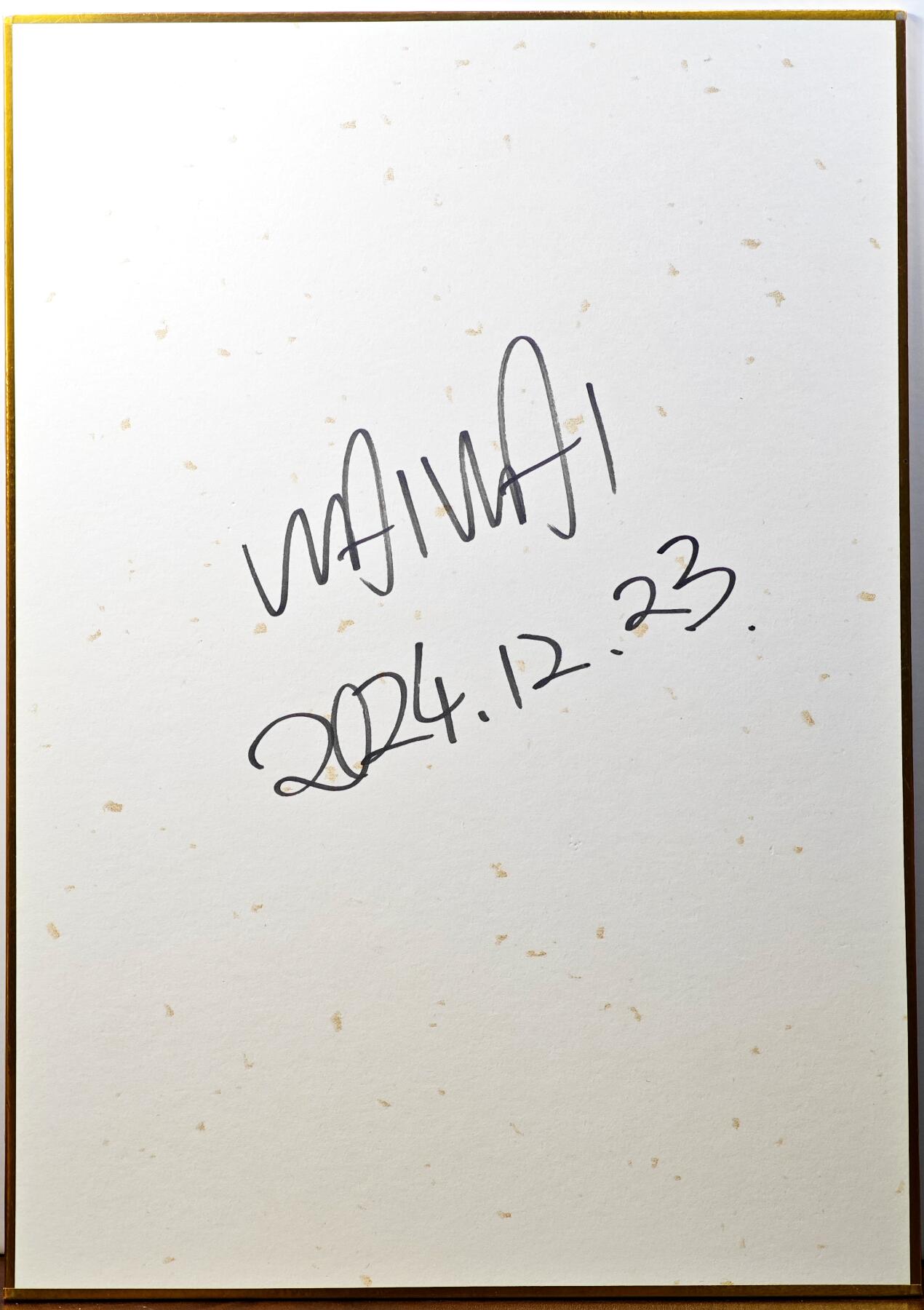 白泽拍卖卡牌手绘专场第29期（忽有故人心上过，回首山河已是秋） 2024 waiwai手绘色纸 赵子龙 尺寸：21cm*29.5cm  waiwai亲签