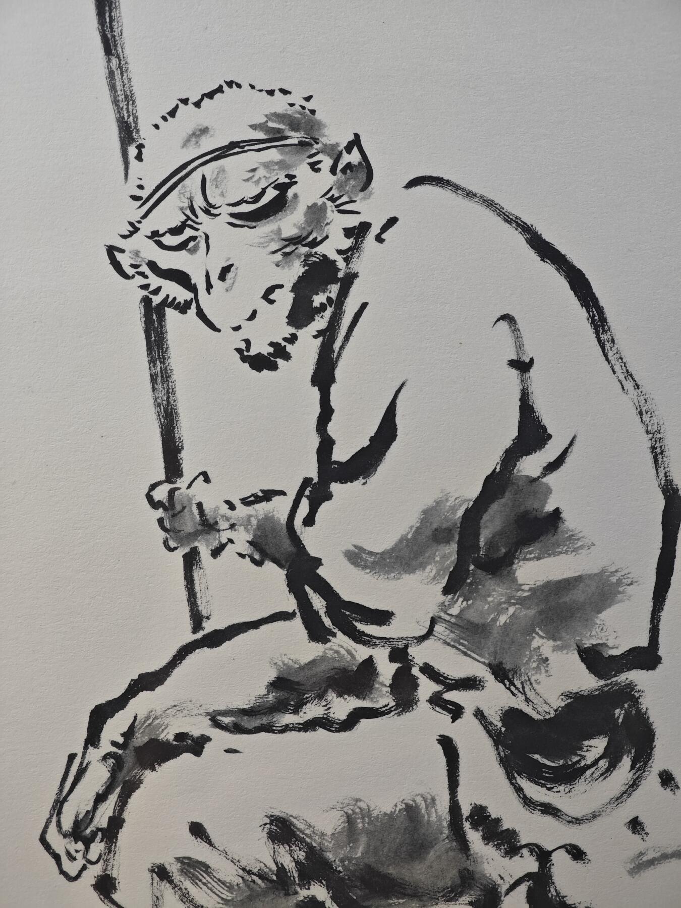 白泽拍卖卡牌手绘专场第29期（忽有故人心上过，回首山河已是秋） 2025 一泡手绘画 西游神魔 A4  一泡亲签