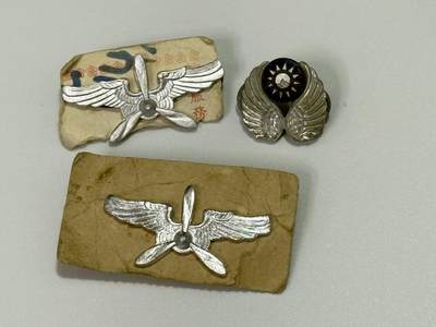 韵星假日拍卖第三十一期 -- Rimey Holidays Auction 31 - 空军帽徽与领章一组