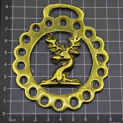 【淘币小摊】限时拍第八百二十三拍  纪念章场  满百包邮可预留两周  周一统一发货  -   铜鹿镂空摆件