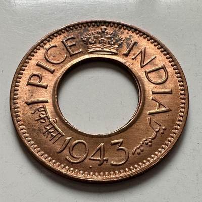 🌹外币初藏🌹🐯2025年第137场  每周二四六晚8️⃣点 接代拍 - 英属印度1943年一派沙—4