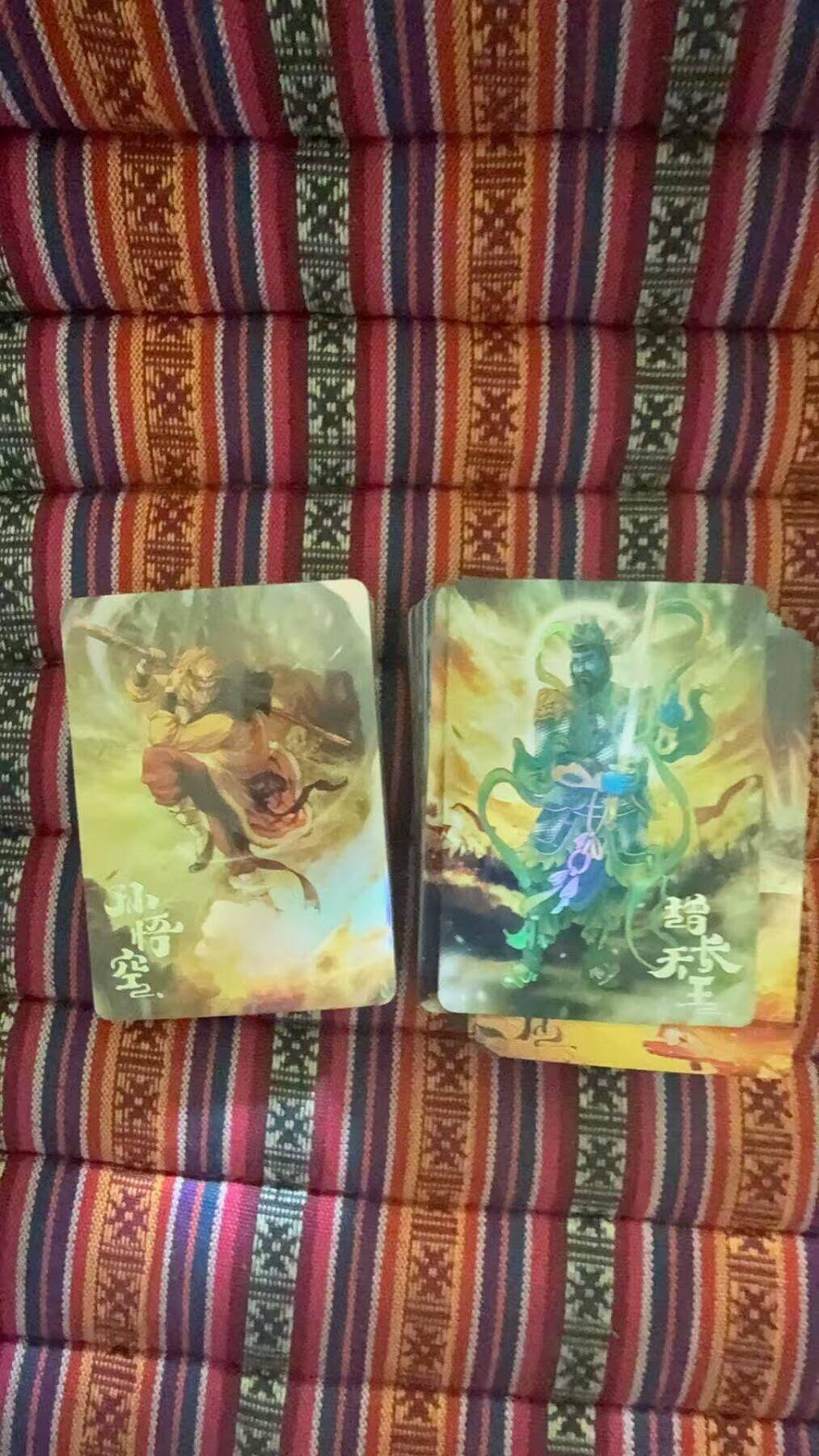 光影卡牌第26期，各家亲签，各家套卡，持续收拍品 卡趣多西游彩闪1-2弹