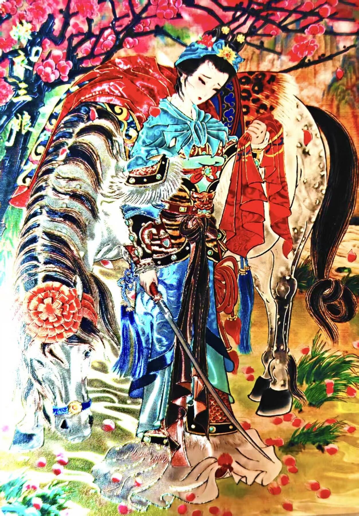 龙虎卡牌六六场 （无佣金，周六结拍，欢迎送拍） 光刻卡 山河潮玩 心染-扈三娘