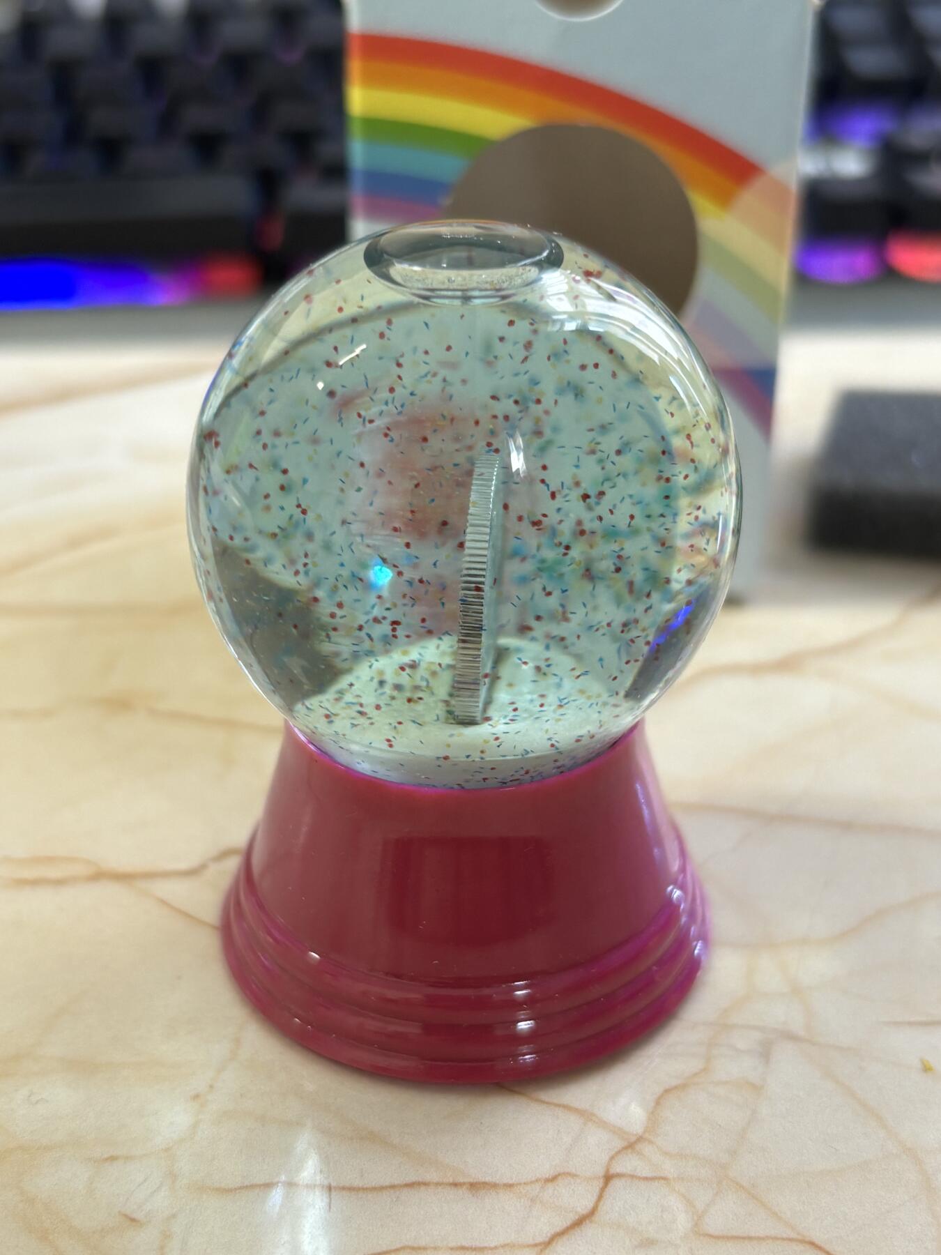 第184期拍卖 库克2021年水晶球系列4彩色热气球精制纪念银币，999银，发行2021枚