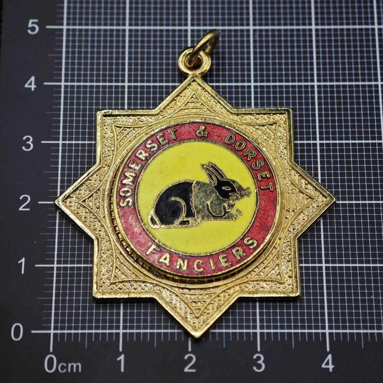 【淘币小摊】限时拍第八百二十三拍  纪念章场  满百包邮可预留两周  周一统一发货   萨默塞特与多塞特养兔爱好者协会纪念章：