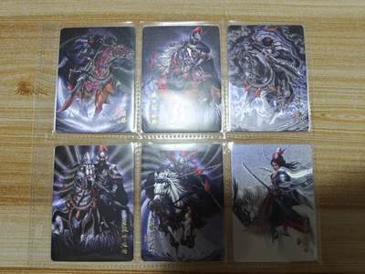 龙虎卡牌六六场 （无佣金，周六结拍，欢迎送拍） - 粗闪6张 阿毛 寻梦江湖-水浒五虎将&扈三娘