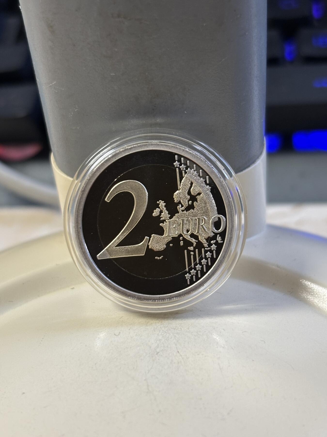 第184期拍卖 意大利2022年伊拉斯谟计划35周年精制纪念币，发行10000枚