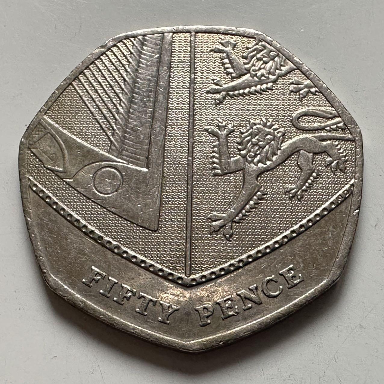 🌹外币初藏🌹🐯2025年第137场  每周二四六晚8️⃣点 接代拍 英国2008年50便士