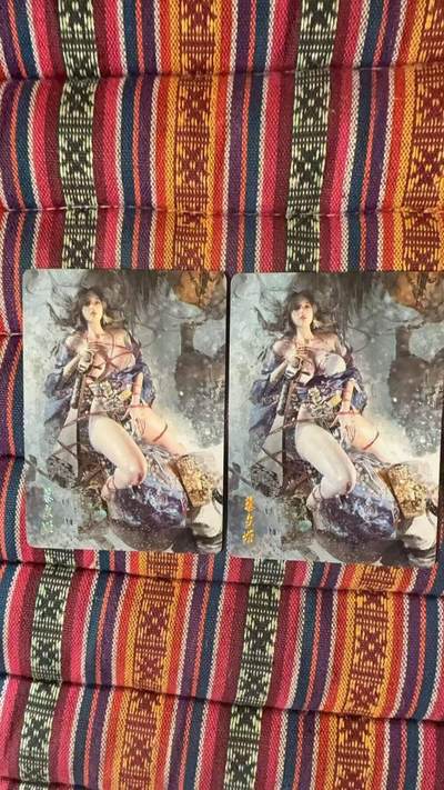 光影卡牌第26期，各家亲签，各家套卡，持续收拍品 - 妖姬传普卡特卡一对