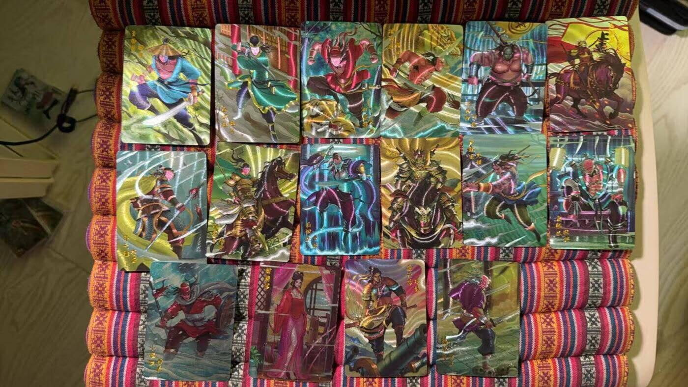 光影卡牌第26期，各家亲签，各家套卡，持续收拍品 燎原小坏熊粗闪16张