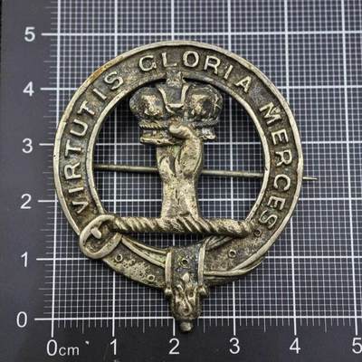 【淘币小摊】限时拍第八百二十三拍  纪念章场  满百包邮可预留两周  周一统一发货  -  苏格兰罗伯逊氏族纹章徽章