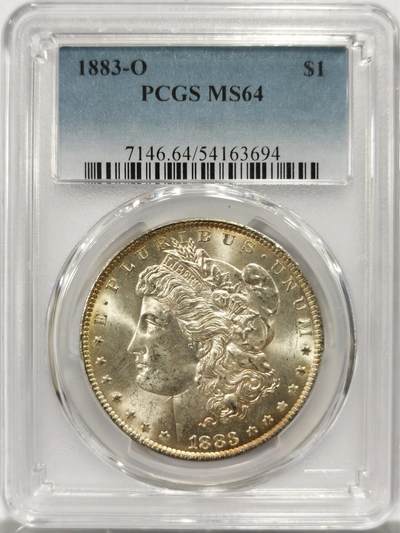 博洋堂藏家专场系列之美国钱币白金之夜专场②暨第152期（全场包邮）  - PCGS MS64 美国1883 O 五彩包浆-4